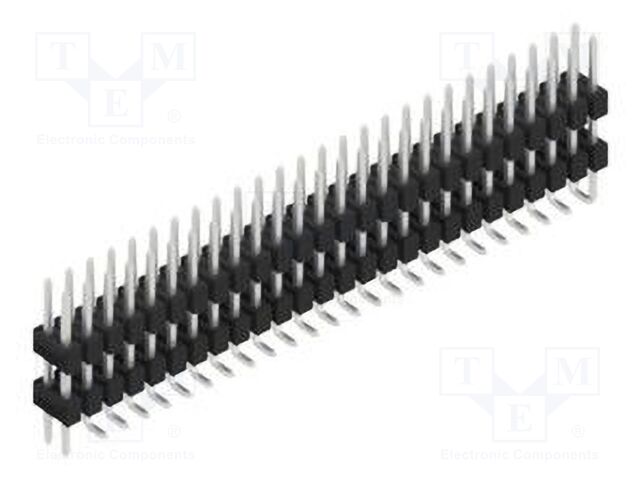Connector: pin strips; pin header; male; PIN: 52; 2.54mm; SMT; 2x26