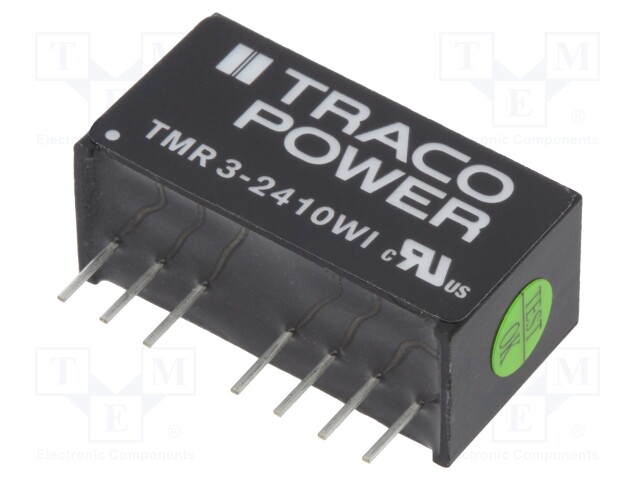 Converter: DC/DC; 3W; Uin: 9÷36V; 3.3VDC; Iout: 700mA; SIP8; 4.8g