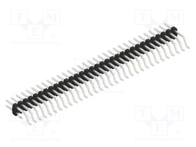 Connector: pin strips; pin header; male; PIN: 64; 2mm; SMT; 2x32