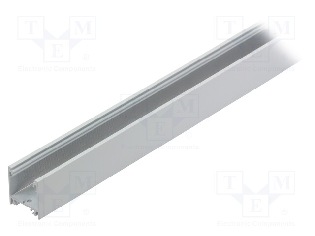 Profiles for LED modules; surface; white; L: 1m; aluminium