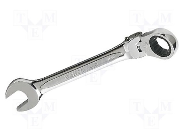 Key; combination spanner,with ratchet,with joint; 10mm