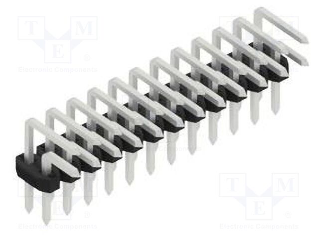 Connector: pin strips; pin header; male; PIN: 24; 2mm; THT; 2x12