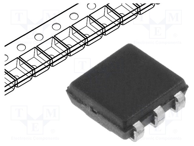 Diode: transil; 10V; 2A; unidirectional; TSOC6
