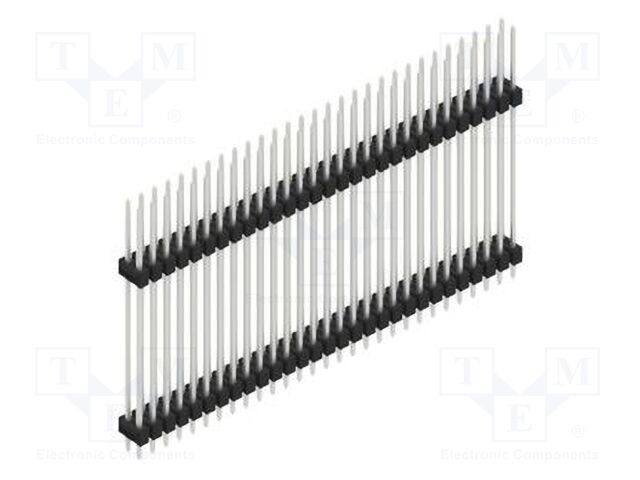 Connector: pin strips; pin header; male; PIN: 58; 2.54mm; THT; 2x29