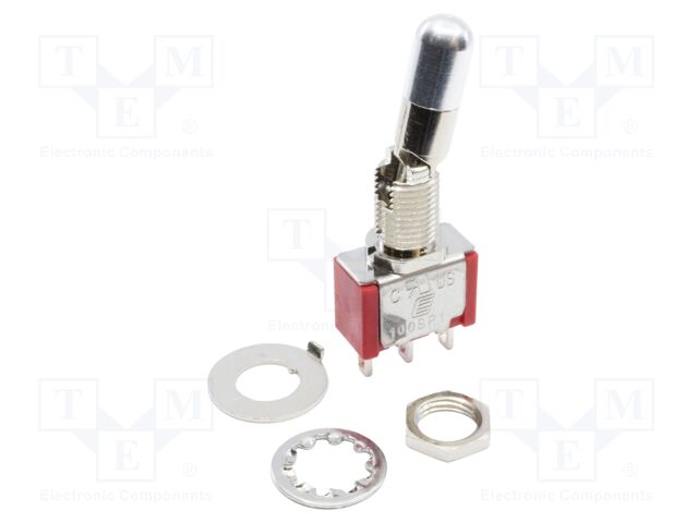 Switch: toggle; Pos: 2; SPDT; ON-ON; 2A/250VAC; 5A/28VDC; -30÷85°C