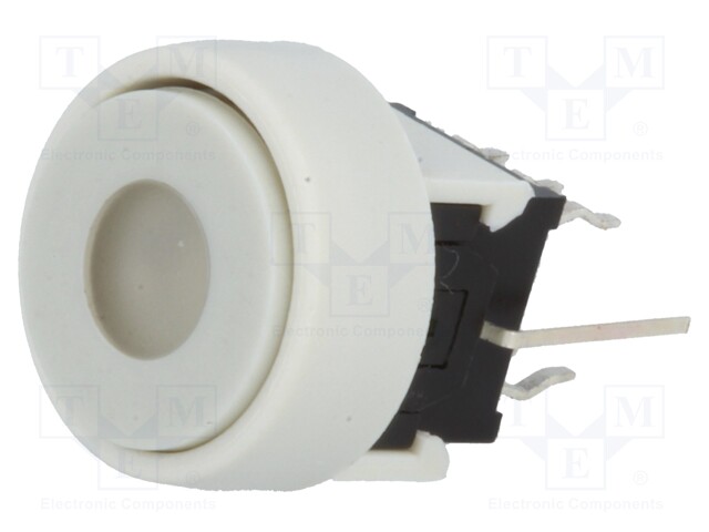 Switch: keypad; Pos: 2; DPDT; 0.1A/30VDC; white; Illumin: LED; 1.5N