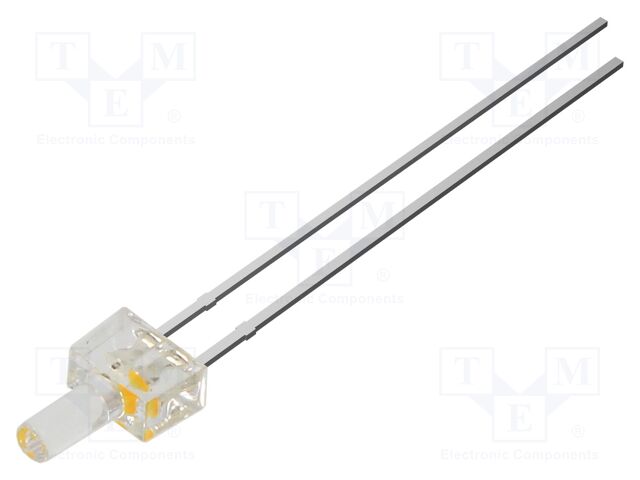 LED; white warm,red; 2mm; bipolar; 1120mcd; 90°; Front: flat; 3000K