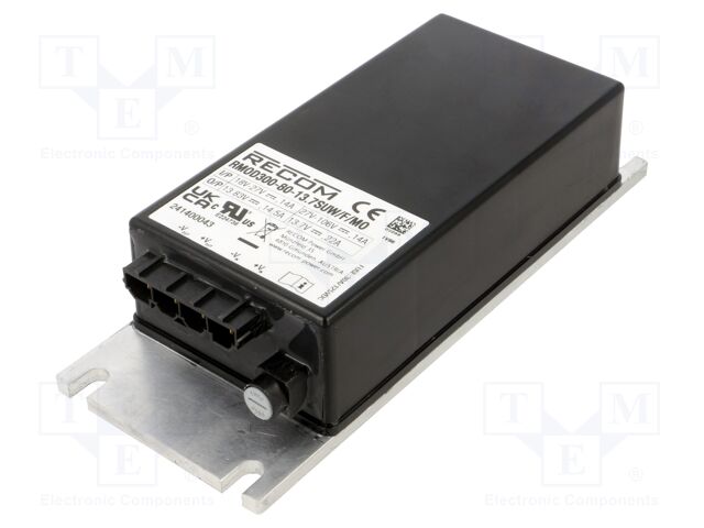 Converter: DC/DC; 300W; Uin: 18÷106V; Uout: 13.7VDC; Iout: 22A; OUT: 1