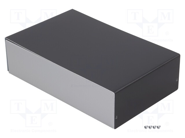 Enclosure: with panel; X: 160mm; Y: 253mm; Z: 69mm; aluminium; silver