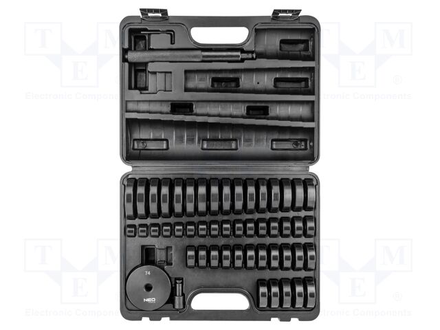 Kit: bearing drivers; 51pcs.