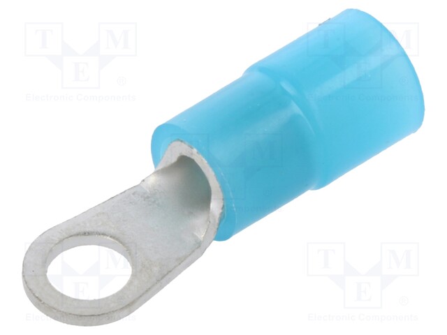 Ring terminal; M3,5; Ø: 3.7mm; 1÷2.5mm2; crimped; for cable; tinned