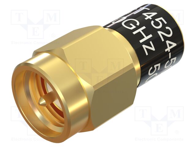 Adapter; 15.97mm; SMA plug; 50Ω; 20GHz