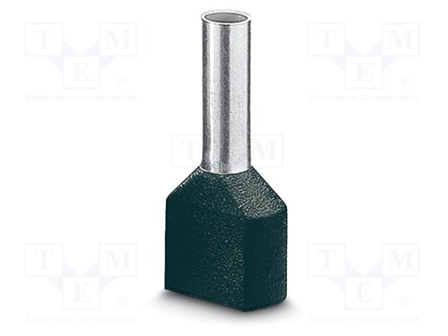 Tip: bootlace ferrule; insulated,double; copper; Bit len: 10mm