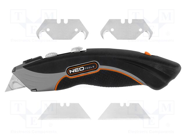 Knife; Handle material: ABS,TPR; Blades: hook,trapezoidal