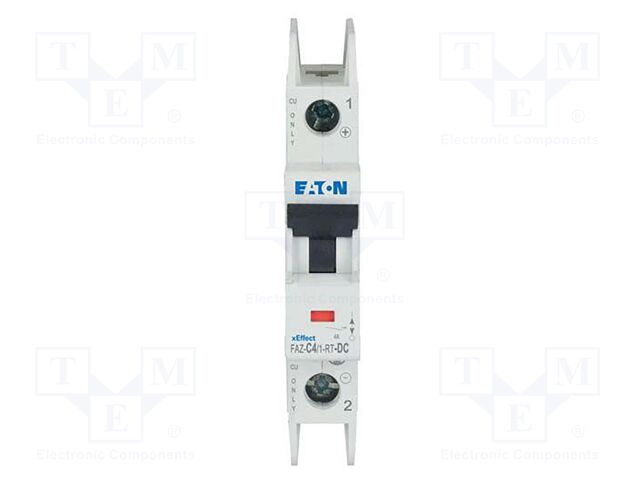 Circuit breaker; 220VDC; Inom: 4A; Poles: 1; for DIN rail mounting