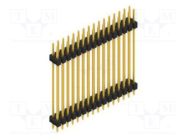 Connector: pin strips; pin header; male; PIN: 32; 2.54mm; THT; 2x16