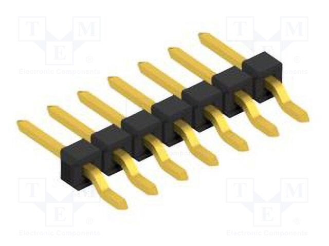 Connector: pin strips; pin header; male; PIN: 7; 2.54mm; SMT; 1x7
