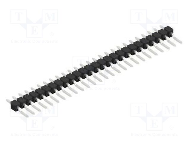 Connector: pin strips; pin header; male; PIN: 26; 2.54mm; SMT; 1x26