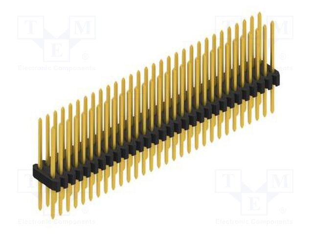 Connector: pin strips; pin header; male; PIN: 60; 1.27mm; THT; 2x30