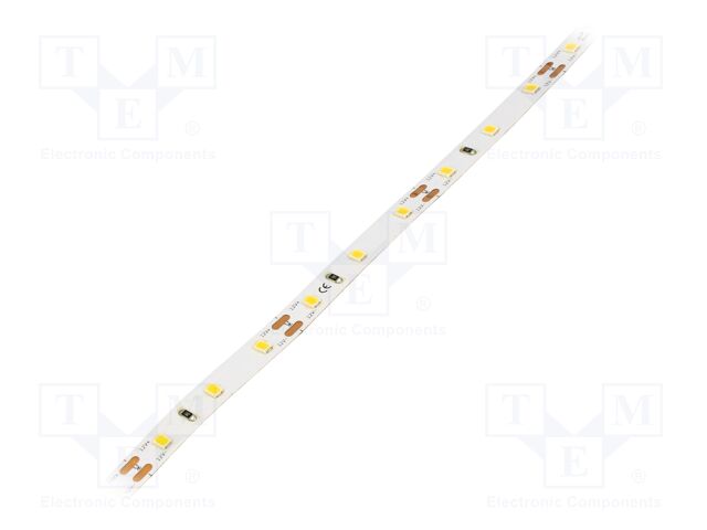 LED tape; white warm; LED/m: 60; 8mm; IP20; 120°; 4.8W/m; CRImin: 80