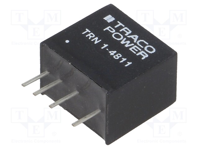 Converter: DC/DC; 1W; Uin: 36÷75V; 5VDC; Iout: 200mA; SIP; 2.1g; OUT: 1