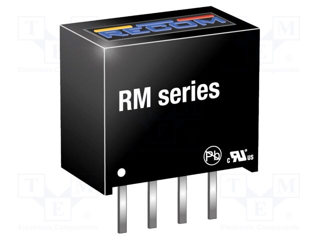Converter: DC/DC; 0.25W; Uin: 2.97÷3.63V; Uout: 3.3VDC; Iout: 75mA