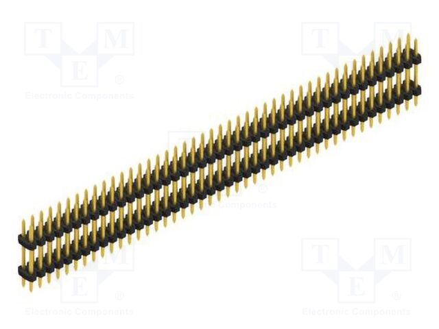 Connector: pin strips; pin header; male; PIN: 88; 2mm; THT; 2x44