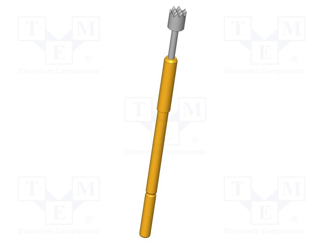 Test needle; Operational spring compression: 4mm; 8A; Ø: 2.5mm