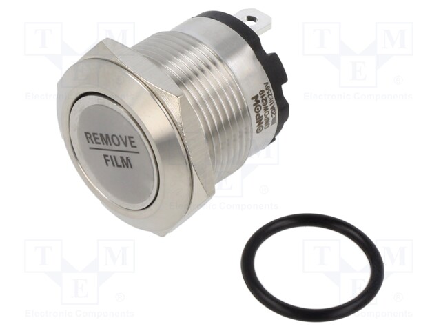 Switch: vandal resistant; Pos: 2; SPST-NO; 20A/220VAC; IP40; OFF-ON