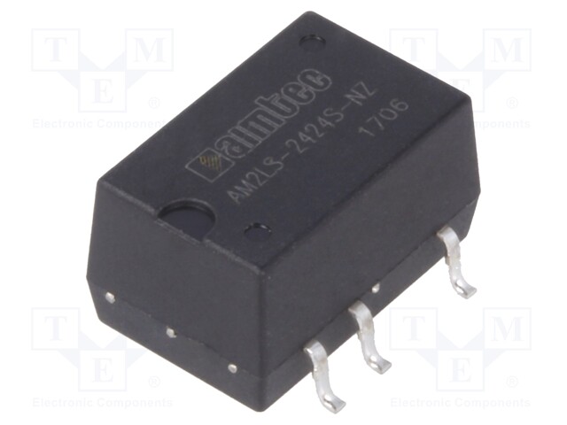 Converter: DC/DC; 2W; Uin: 21.6÷26.4V; 24VDC; Iout: 83mA; SMD; 1.5g