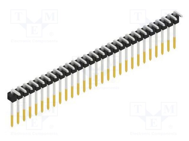 Connector: pin strips; pin header; male; PIN: 28; 2.54mm; THT; 1x28