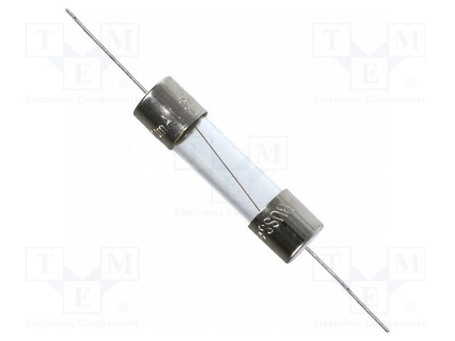 Fuse: fuse; time-lag; 2A; 250VAC; cylindrical,glass; 5x20mm; brass