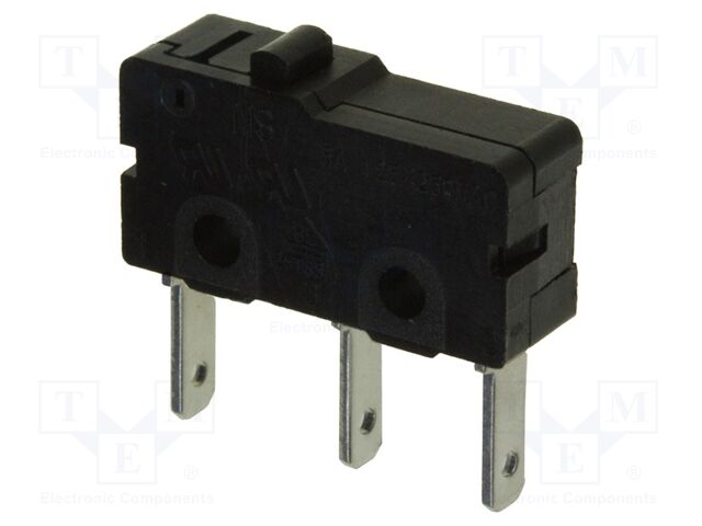 Microswitch SNAP ACTION; without lever; SPDT; 5A/250VAC; ON-(ON)