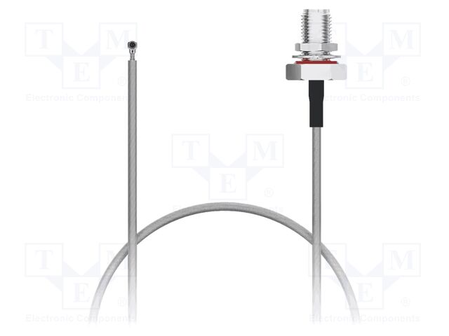 Cable; IPEX MHF 4L,SMA female; black; -40÷85°C; 0÷6GHz; 300mm; 50Ω