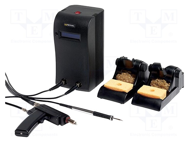Soldering station; 80W; 110/230VAC; 3.35kg; ESD; Ch: 2; ±1.1°C
