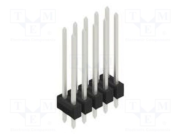 Connector: pin strips; pin header; male; PIN: 10; 2.54mm; THT; 2x5