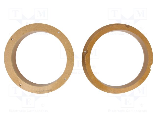 Spacer ring; MDF; 200mm; Audi; impregnated,varnished; 2pcs.