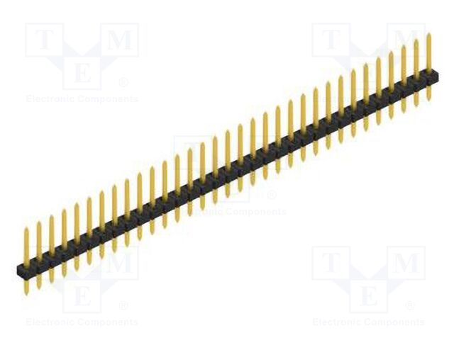 Connector: pin strips; pin header; male; PIN: 33; 2mm; THT; 1x33