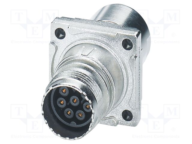 Connector: M17; socket; ST; female; PIN: 9; 60V; 3.6A,14A; shielded