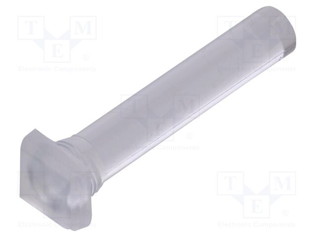 Fiber for LED; 5.8x5.8mm; L: 24.25mm; square; Front: flat; straight