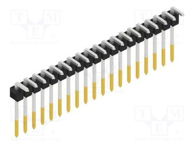 Connector: pin strips; pin header; male; PIN: 19; 2.54mm; THT; 1x19