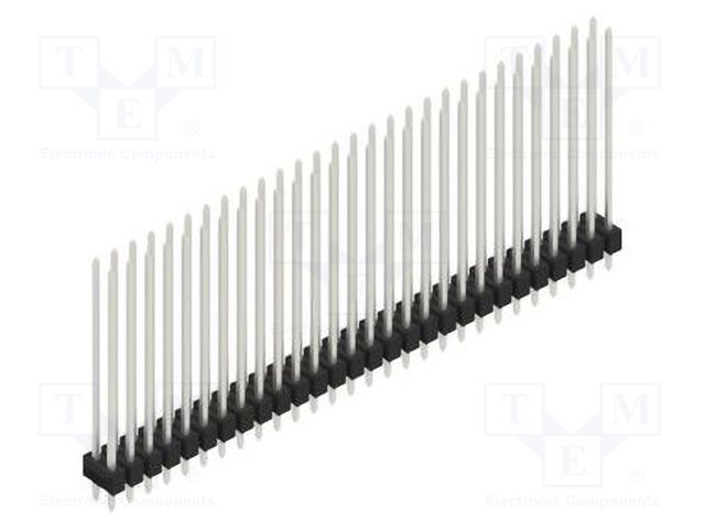 Connector: pin strips; pin header; male; PIN: 56; 2.54mm; THT; 2x28