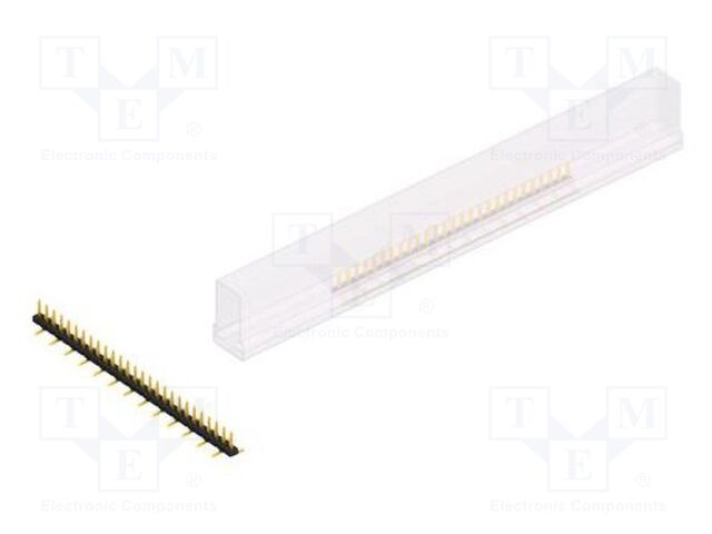 Connector: pin strips; pin header; male; PIN: 27; 2mm; SMT; 1x27