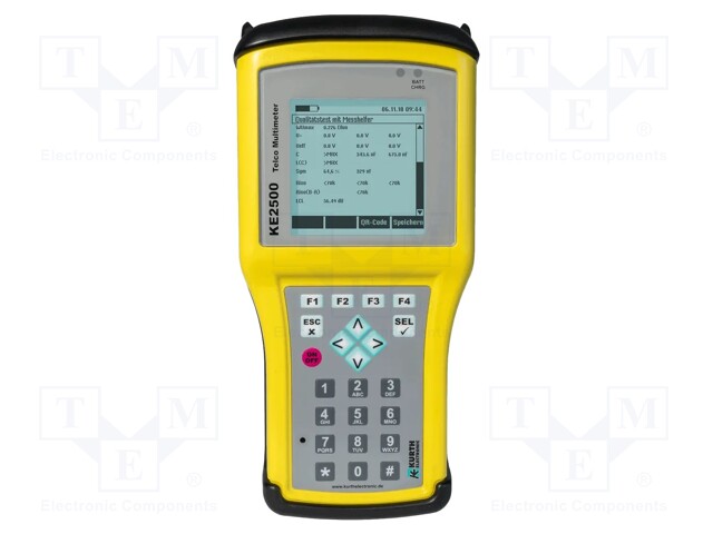 Tester: wiring system; LCD; USB; I AC: 1÷500mA; VDC: 1mV÷600V; 0÷3uF