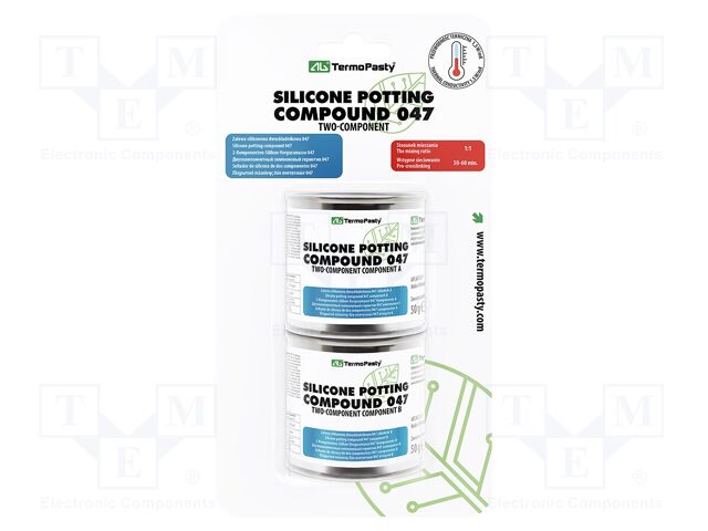 Silicone encapsulating compound; white; -50÷180°C; 1.2g/cm3