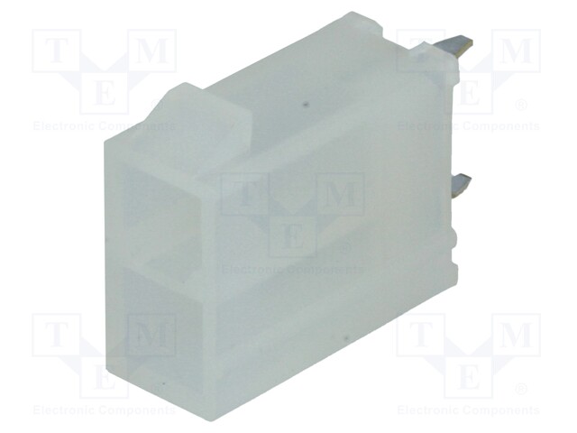 Socket; wire-board; male; Mini-Fit Jr; 4.2mm; PIN: 2; THT; 9A; tinned