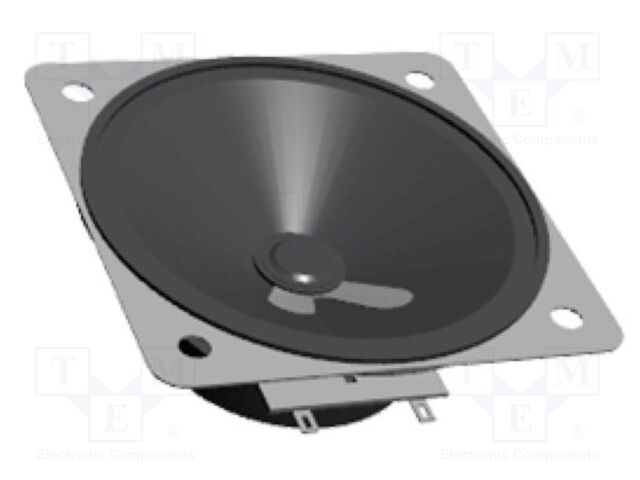 Loudspeaker; general purpose; 3W; 8Ω; 77x77x30.5mm; 15kHz; Ø: 77mm