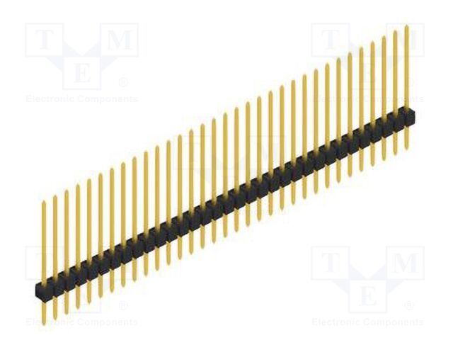 Connector: pin strips; pin header; male; PIN: 33; 2.54mm; THT; 1x33