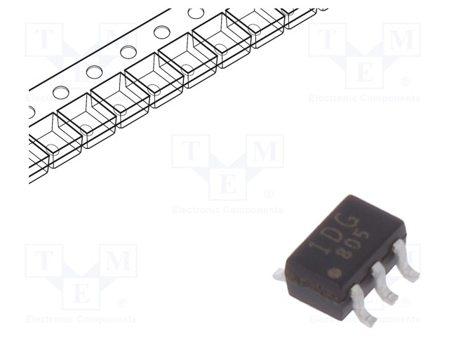 Transistor: NPN / PNP; bipolar; complementary; 50V; 0.15A; 0.2W