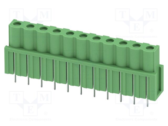 PCB headers, nominal cross section: 2.5 mm?, color: green, n